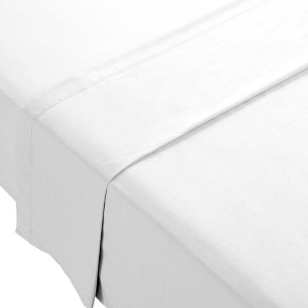 Flat Sheets 100% Cotton Percale T200 WHITE ONLY