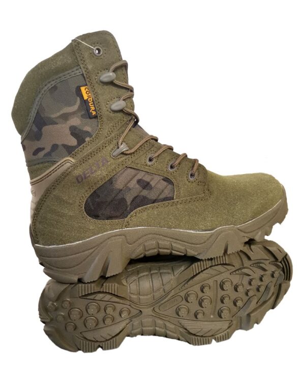 Olive Camo Delta Boots