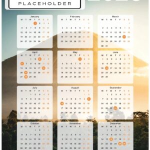 Printed Wall Calendars