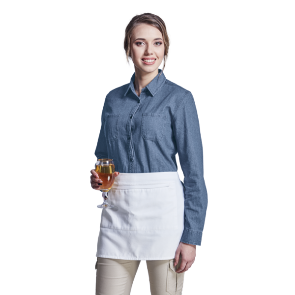 White Cafe Apron