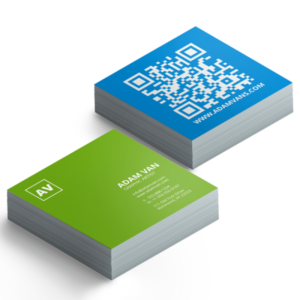 Square Business Cards 50 x 50 mm