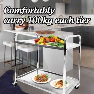 Stainless Steel Tiered Trolleys