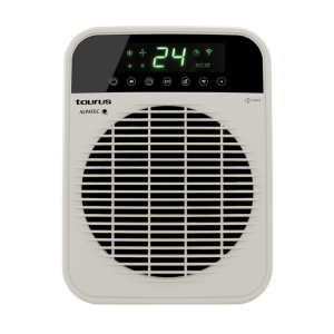 Taurus Heater Floor Fan Cream Wi-Fi Enabled 2Heat Settings 2000W Factor Connect