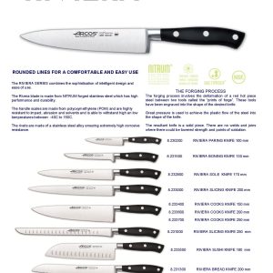 Arcos Riviera Kitchen Knifes
